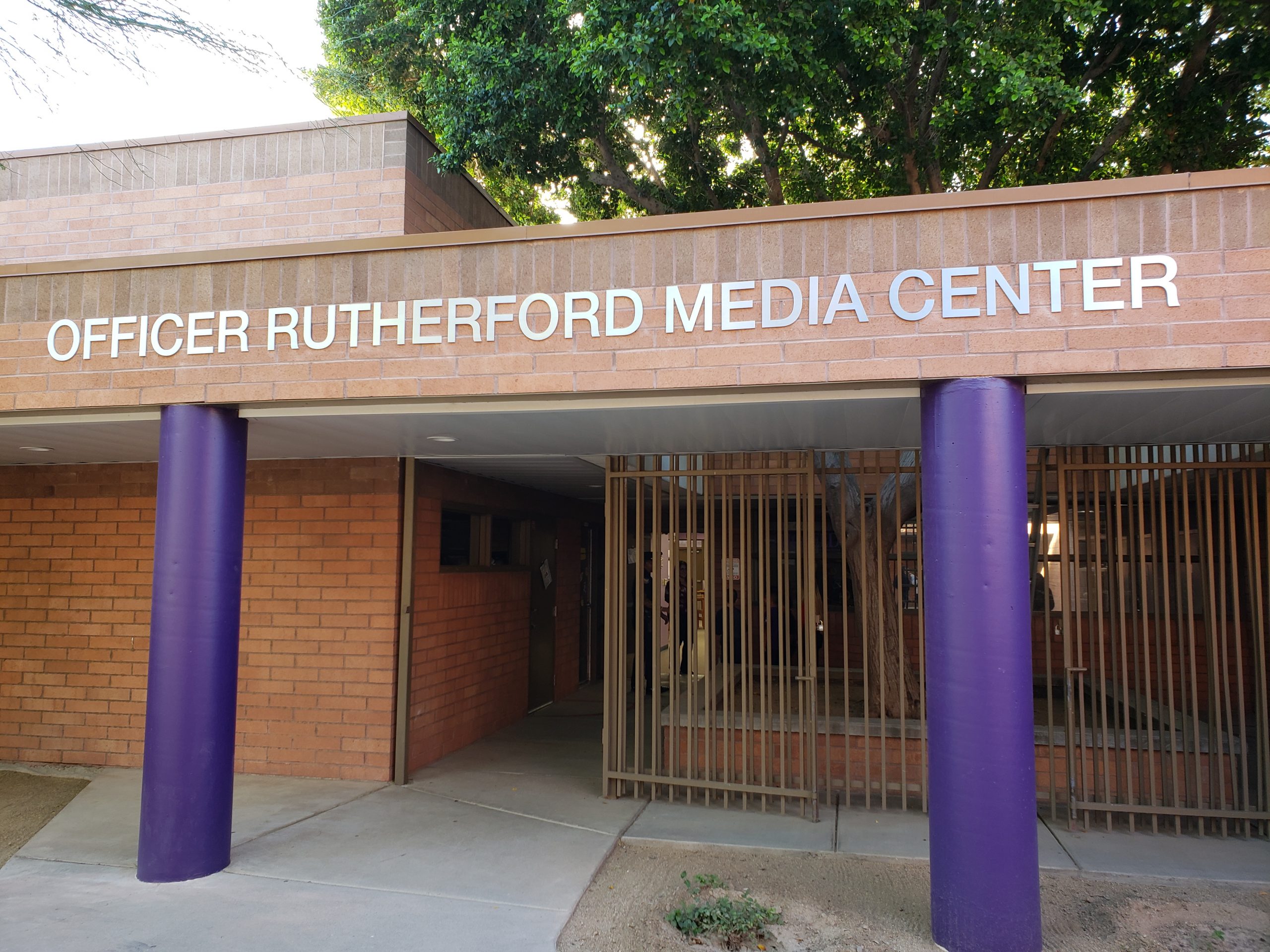 Officer Paul Rutherford Library Dedication