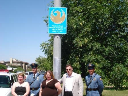 Art Del Gaudio Memorial Sign Dedication