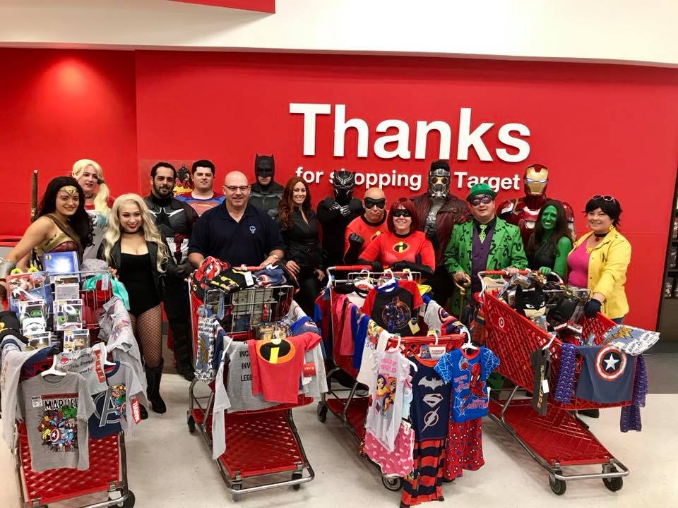 PLEA Charities Sponsors the Target Superhero Shopping Spree