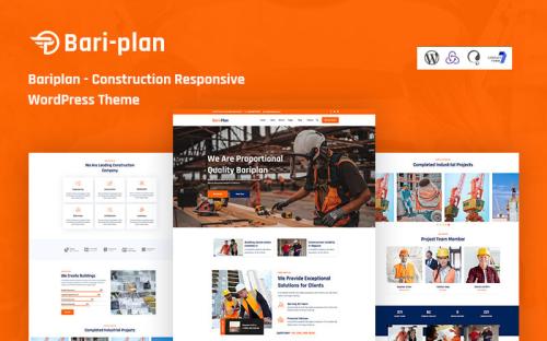 Bariplan - Construction Responsive WordPress Theme theme free